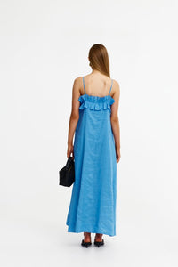 Lola Dress - Blue Azure