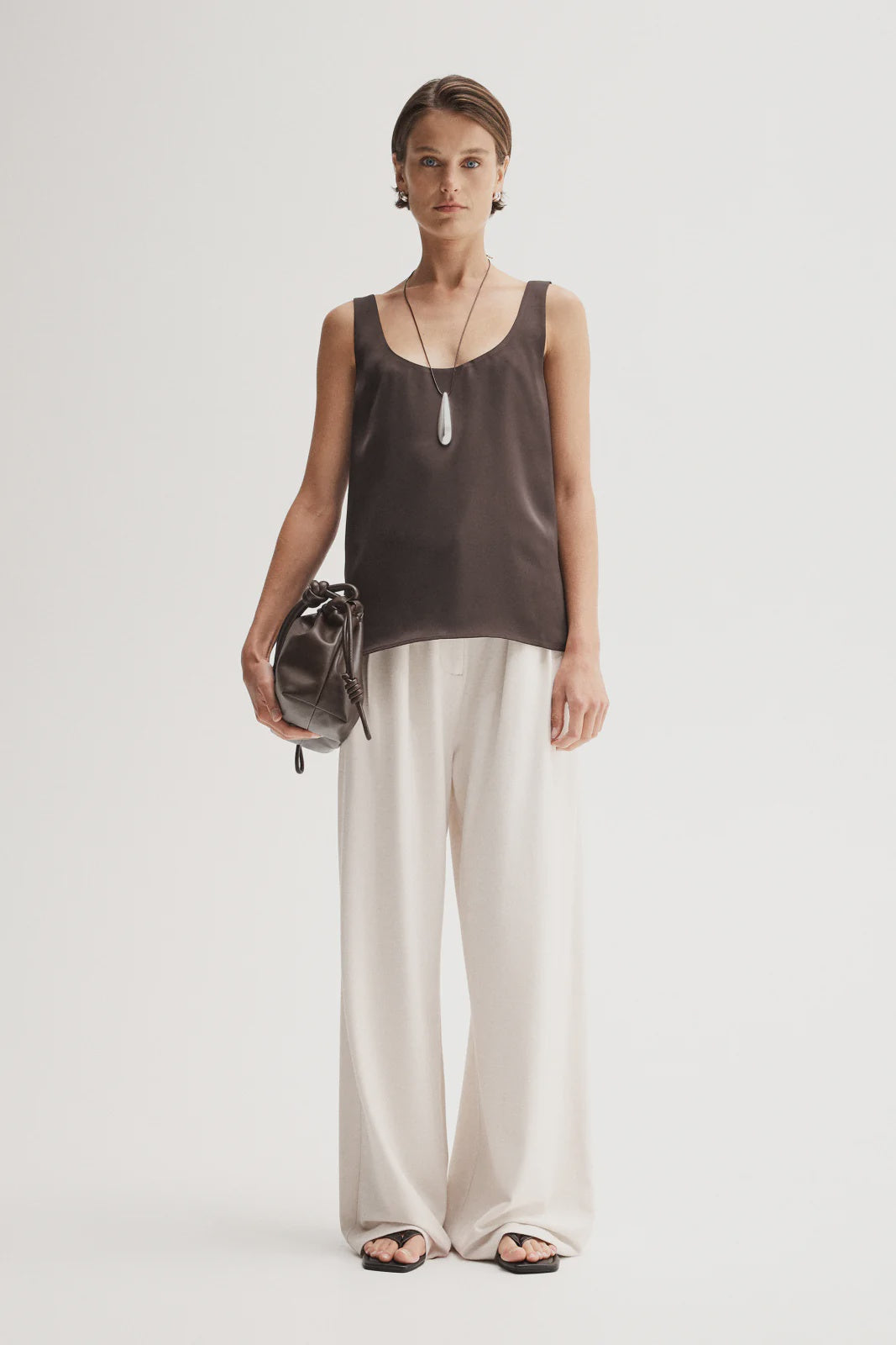 Mina Tank- Chocolate