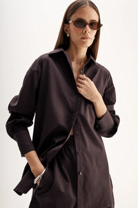 Austin Shirt- Chocolate