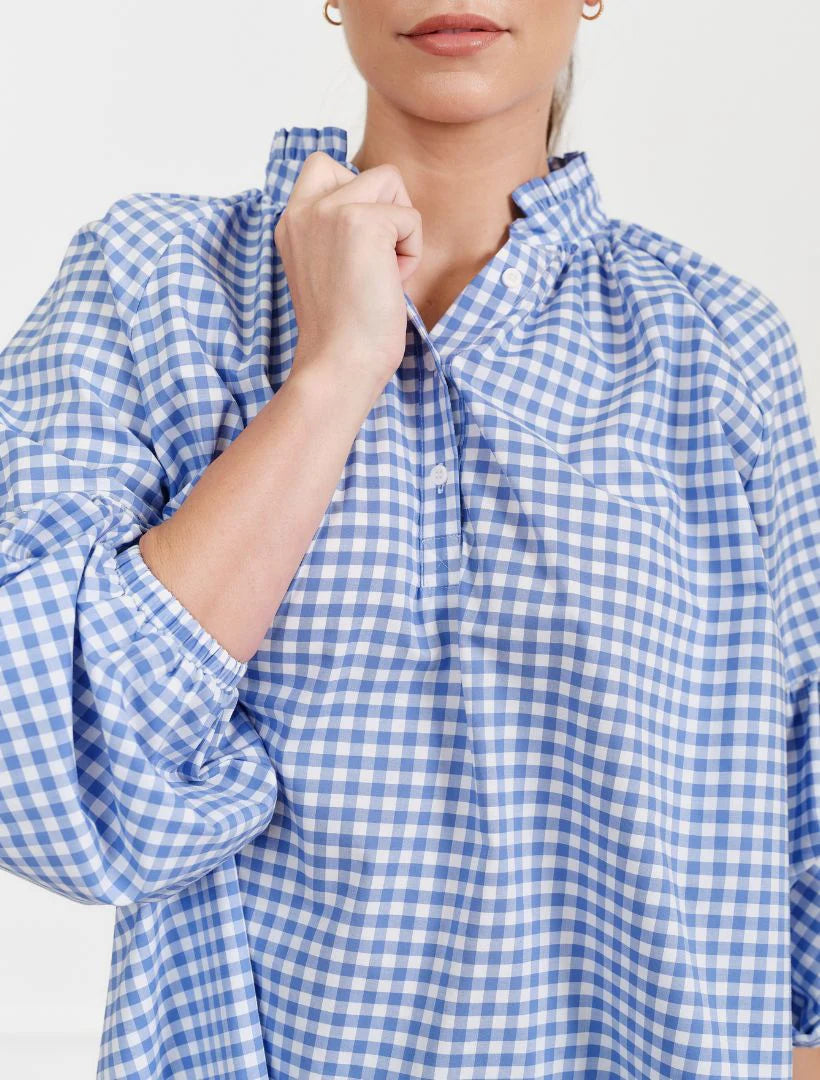 Kell Shirt / Blue Gingham