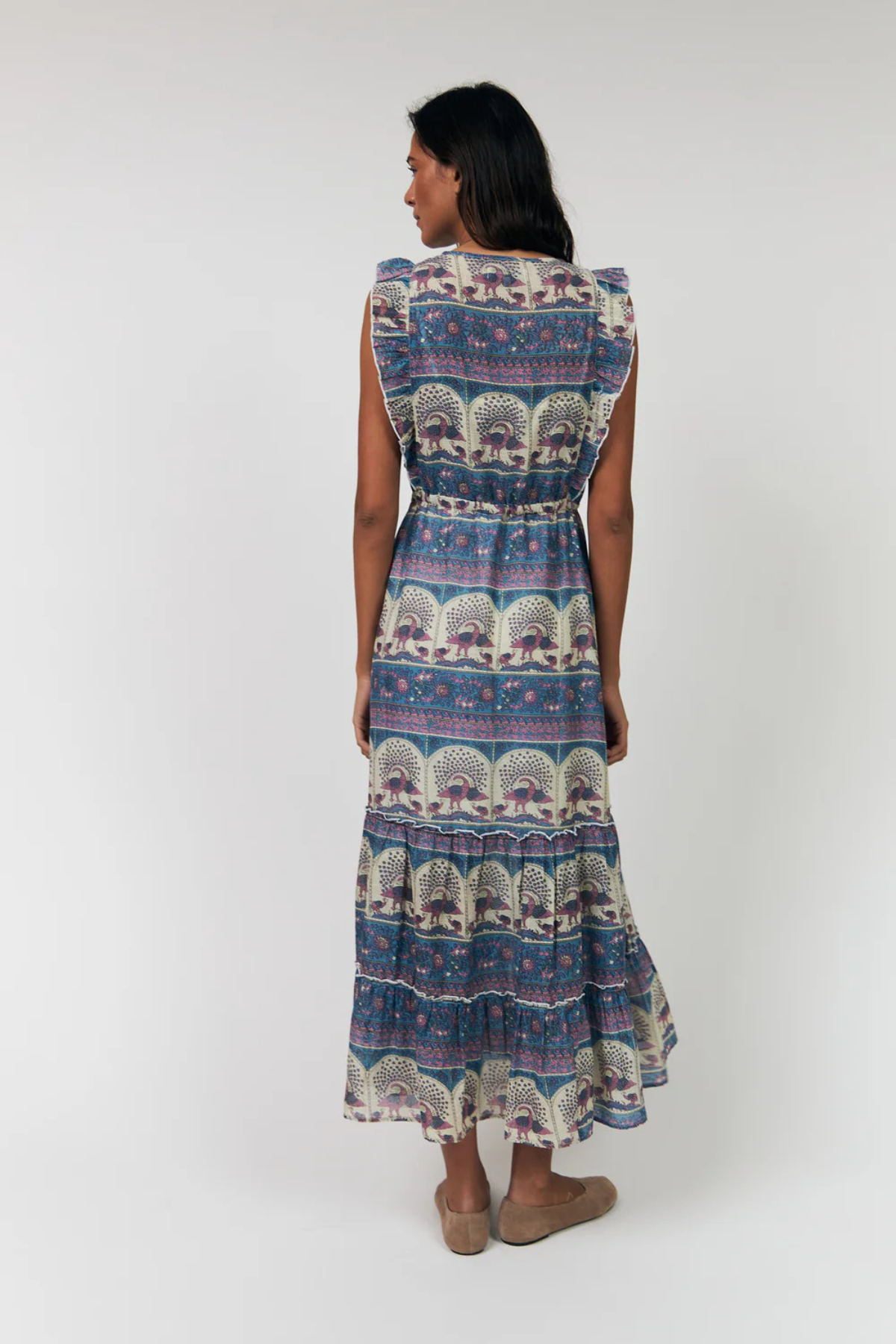 Samoll Midi Dress - Blue