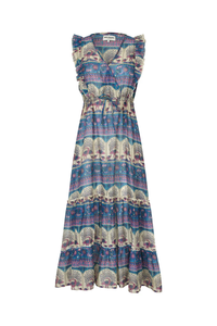 Samoll Midi Dress - Blue