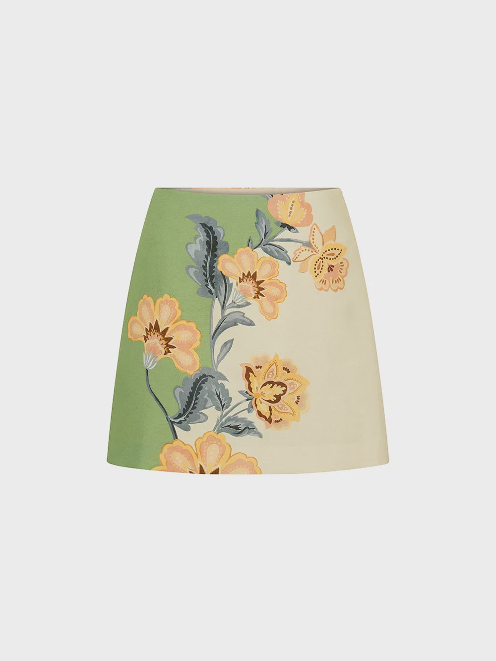 Lotte Mini Skirt - Green Cream