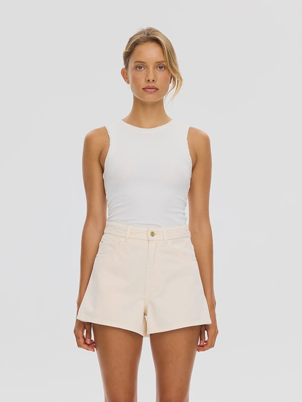 Dylan Denim Short - Rosewater