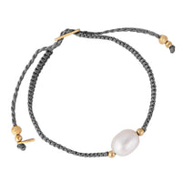Pearl Rope Braceletv / Gunmetal