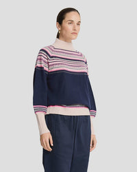 Miriam Knit- Navy Snowflake