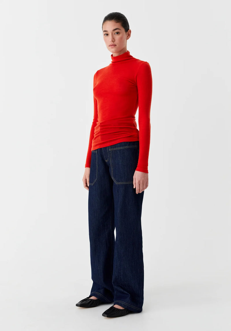 Morri Merino High Neck / Flame