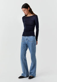Morri Merino Round Neck / Navy