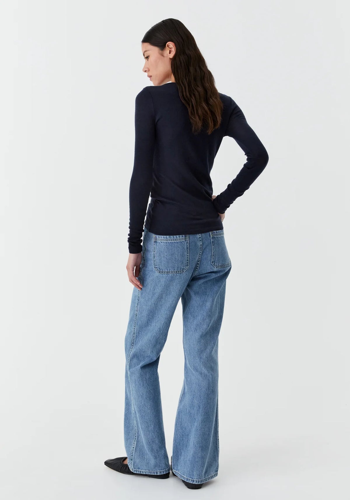 Morri Merino Round Neck / Navy