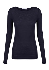 Morri Merino Round Neck / Navy