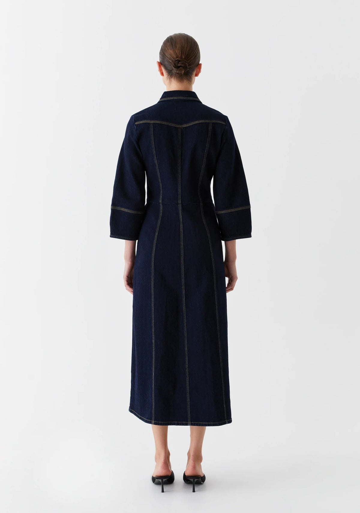 Oscar Denim Dress / Dark Blue Wash