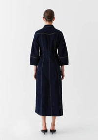 Oscar Denim Dress / Dark Blue Wash
