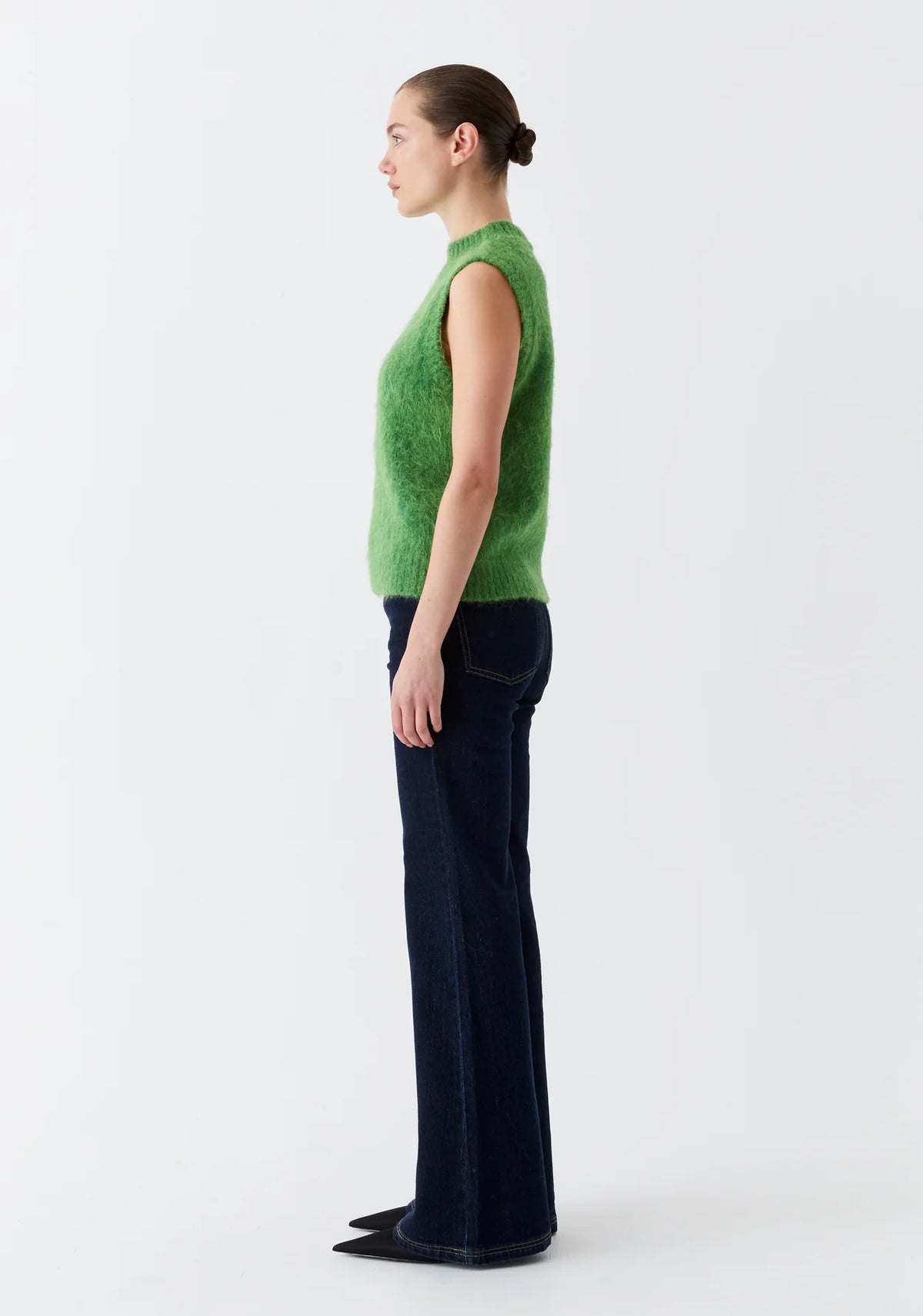 Riley Knit Vest / Wasabi