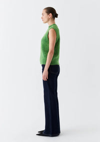 Riley Knit Vest / Wasabi