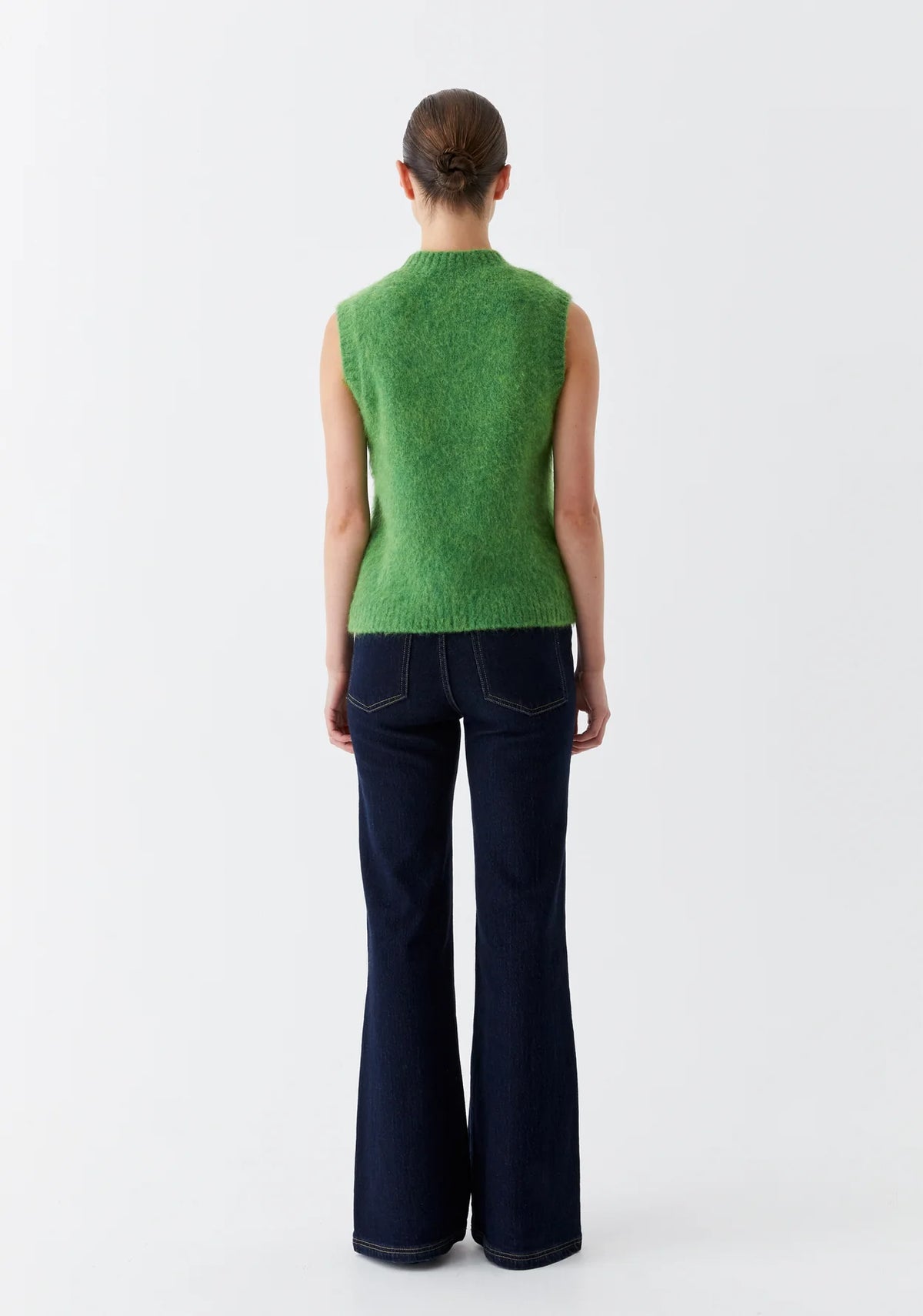 Riley Knit Vest / Wasabi