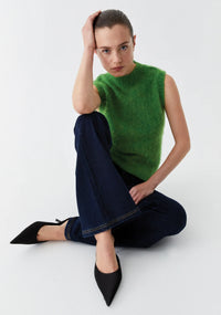 Riley Knit Vest / Wasabi
