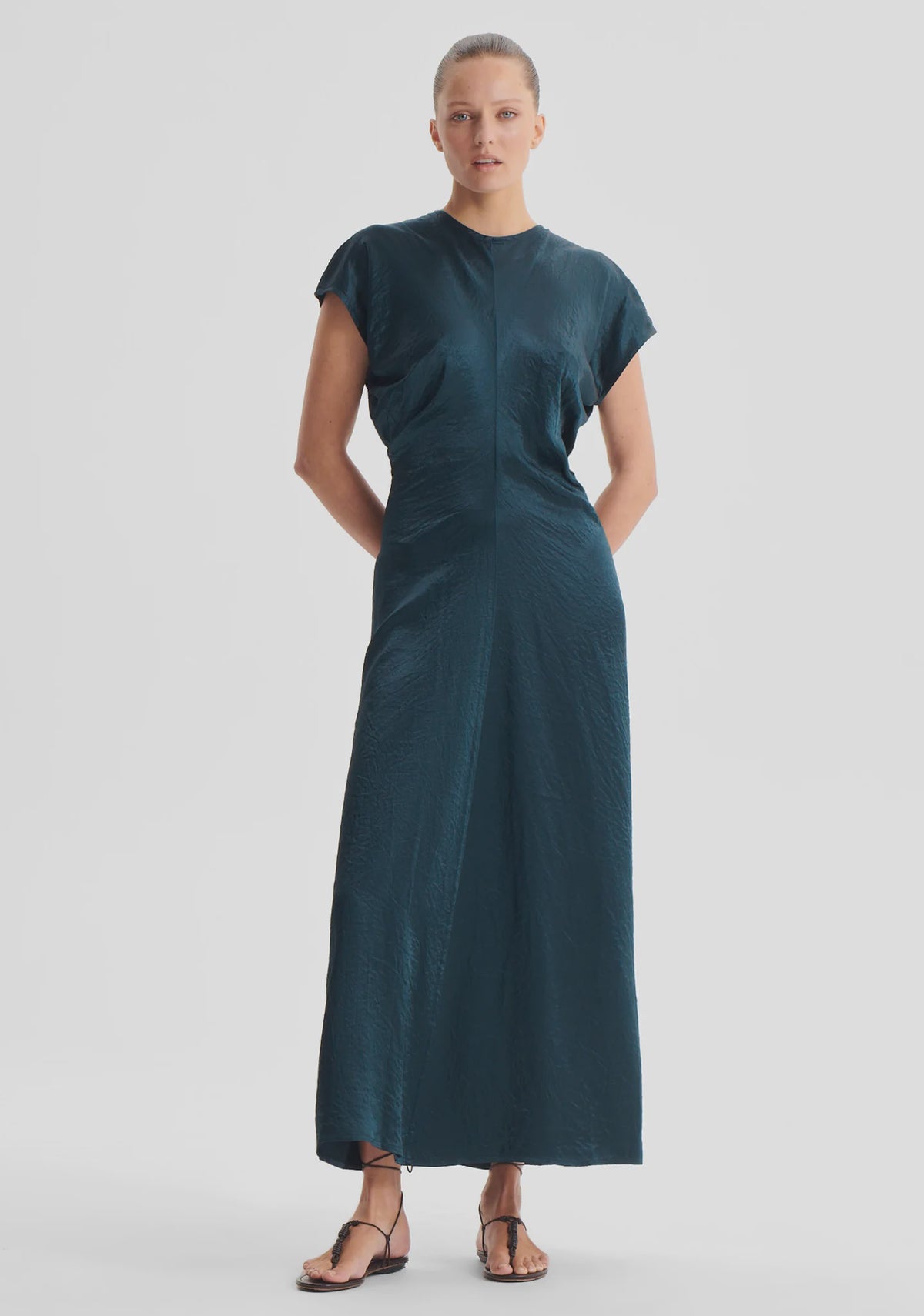 Caroline Dress- Petrol