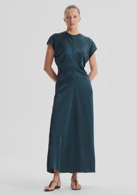 Caroline Dress- Petrol