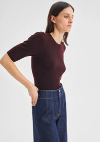 Pierrot Crop Denim Jean- Indigo