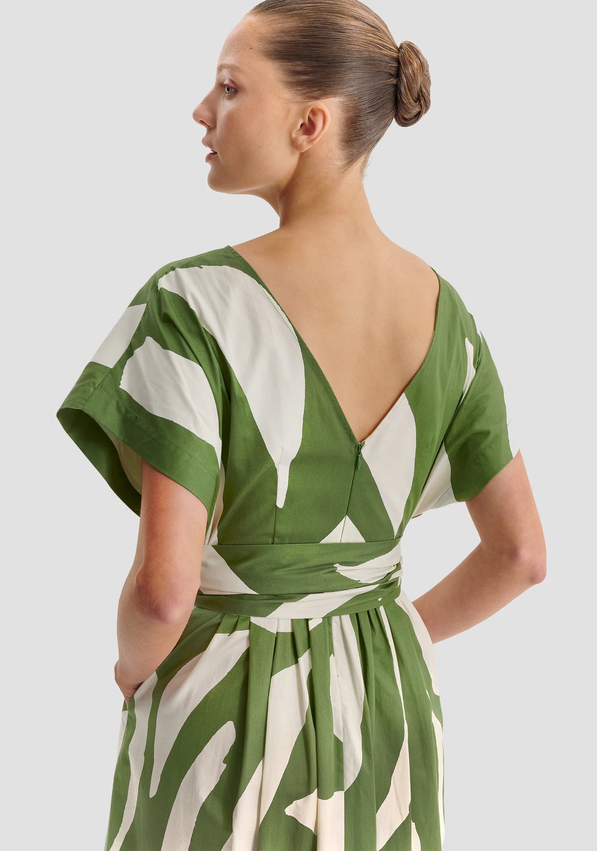 Zinnia Cotton Dress- Print