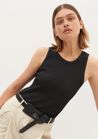 Katya Leather Belt - Black