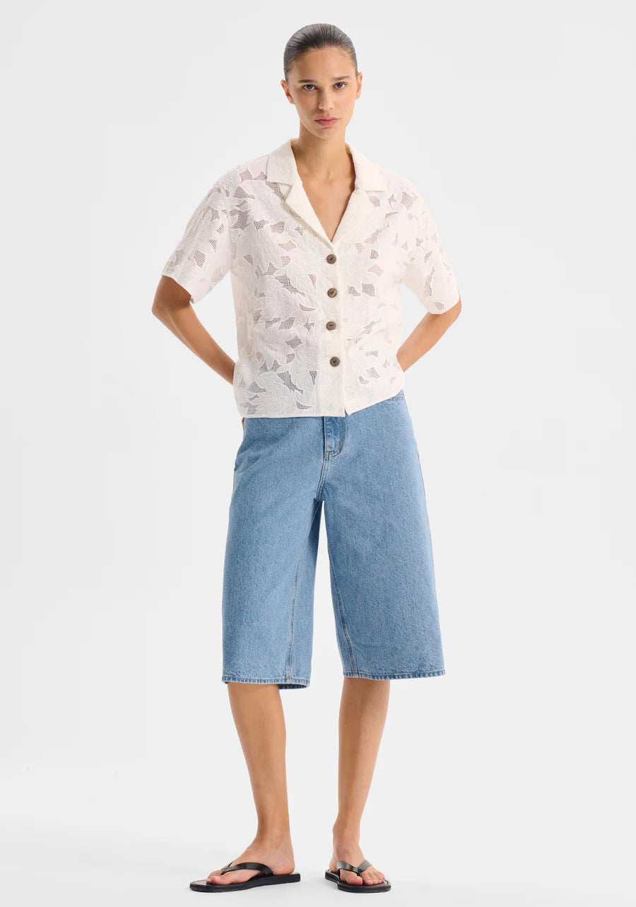 Marnie Anglaise Shirt- White