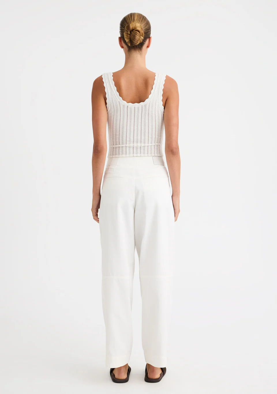 Odette Knit Tank White
