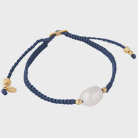 Pearl Rope Bracelet / Navy