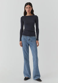 Morri Merino Round Neck / Navy