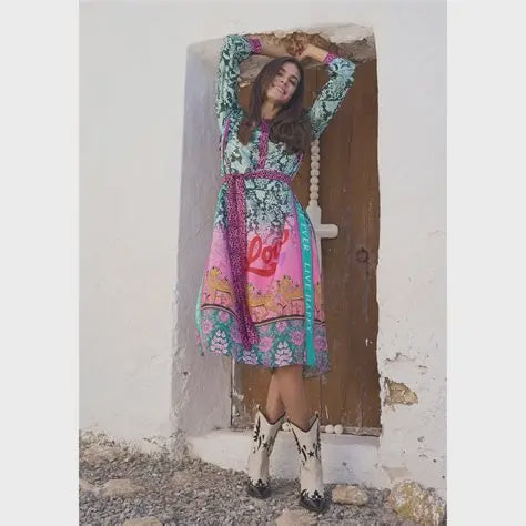 Nature Soul Dress- Multicolour