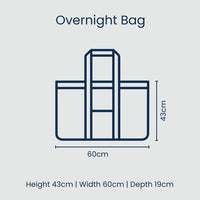 Overnight Bag- Multi Stripe