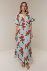 Jasmine Dress Sky Garden