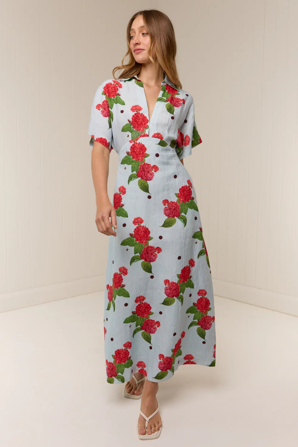 Jasmine Dress Sky Garden