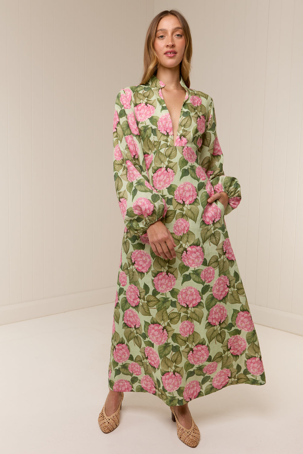 Elodie Dress- Pink Jardin