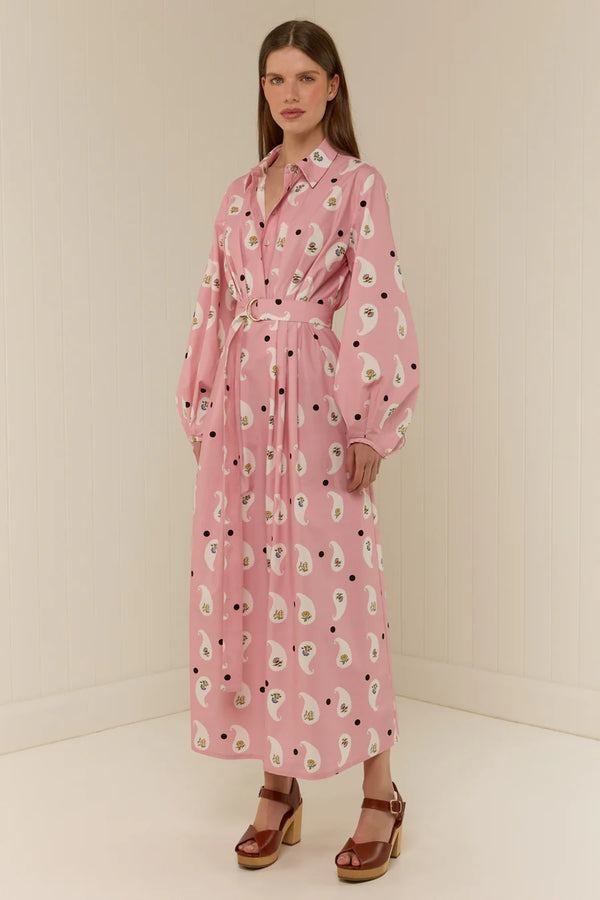 Emily Shirt Dress- Bicheno Paisley