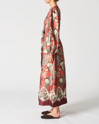 Paris Dress- Jaguar Jungle Orange