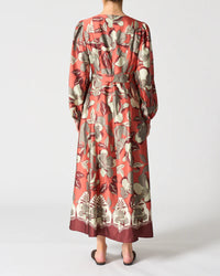 Paris Dress- Jaguar Jungle Orange