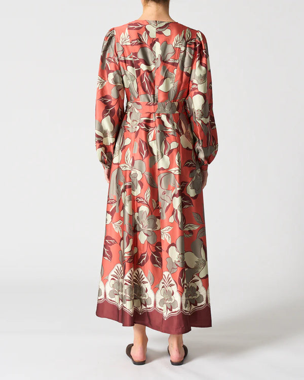 Paris Dress- Jaguar Jungle Orange