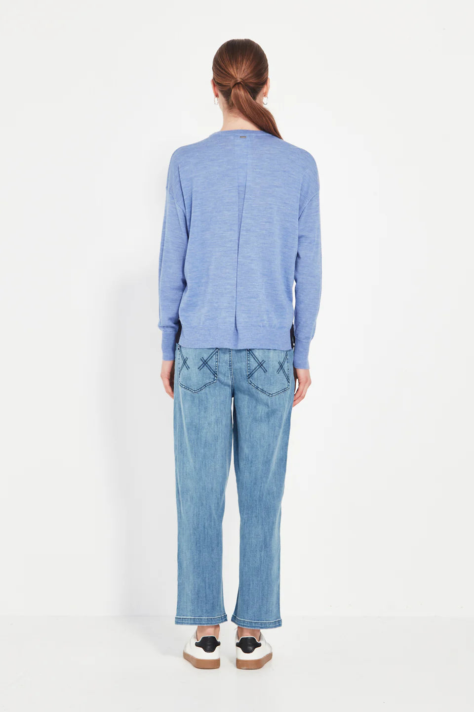 Percy Sweater- Blue Marle