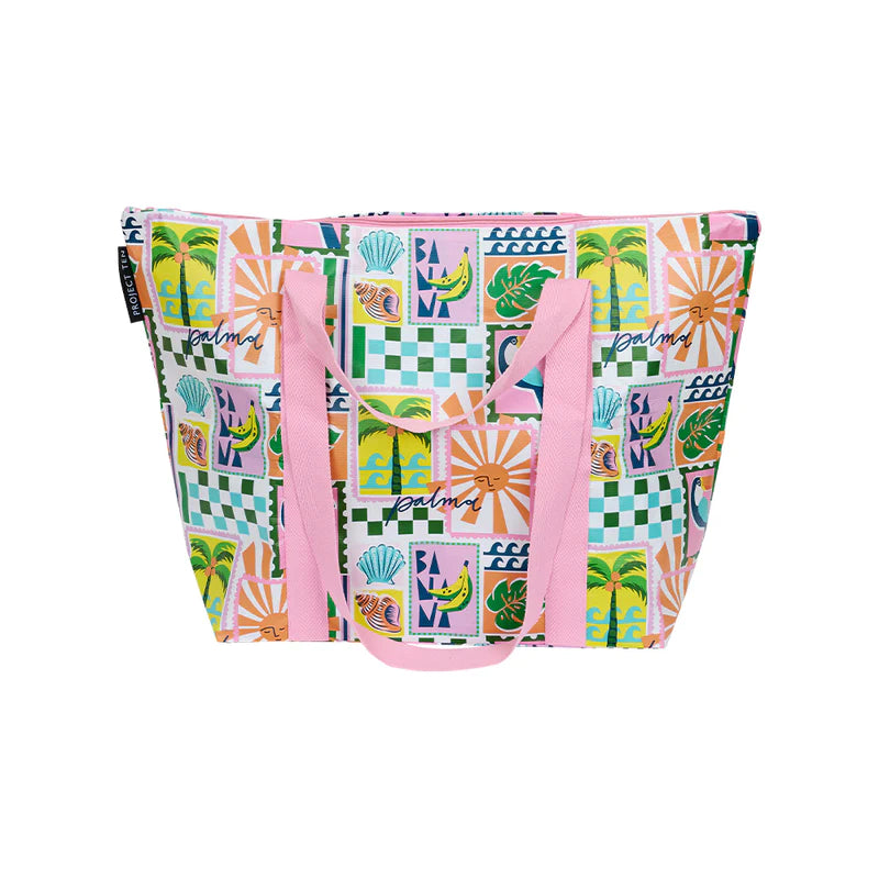 Postcard Medium Zip Tote
