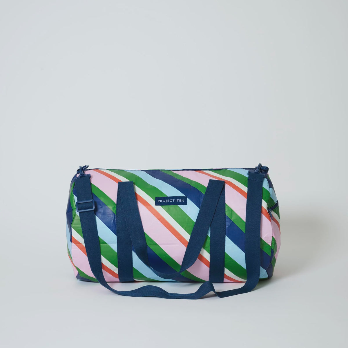 Barrel Bag- Rugby Stripe