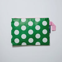 Large Zip Pouch- Polka Dot