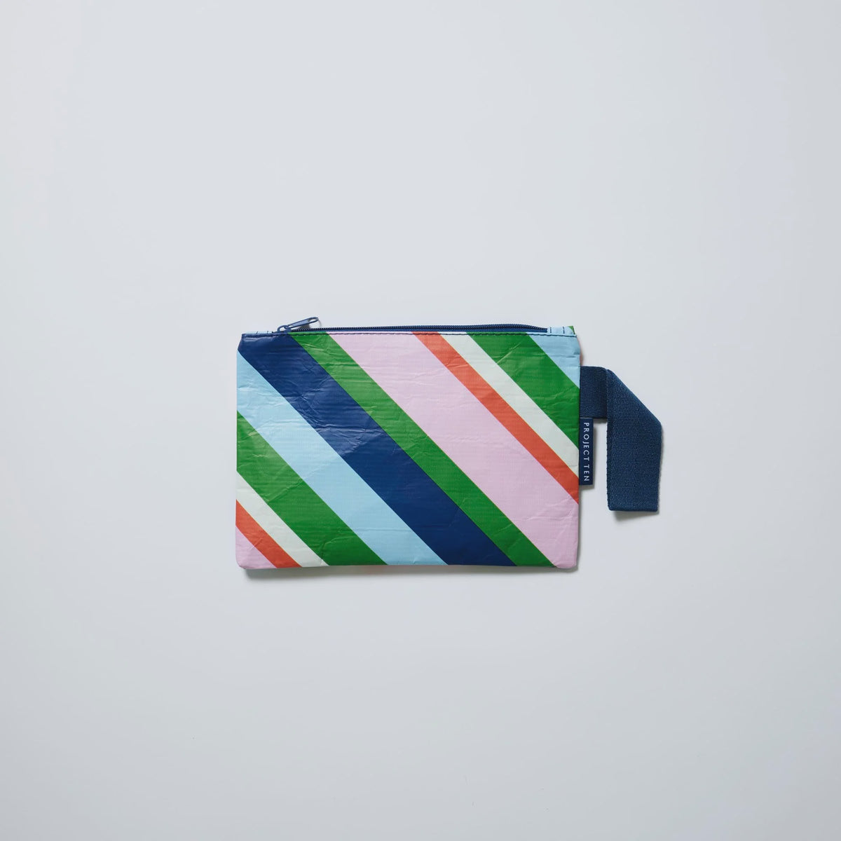 Mini Zip Pouch- Rugby Stripe