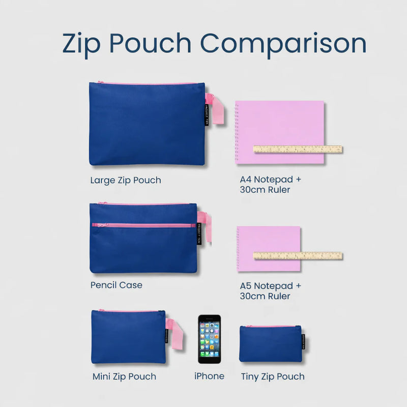 Clear Zip Pouch Bundle