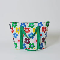 Zip Medium Tote- Sunny Floral
