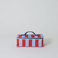 Red & Blue Stripe Takeaway Bag