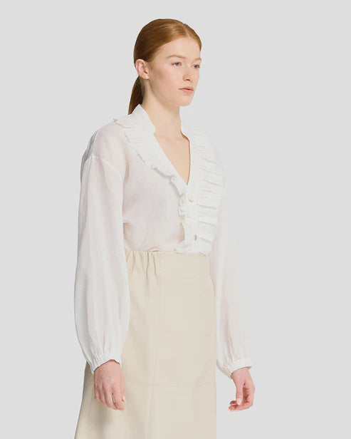 Riva Blouse- White