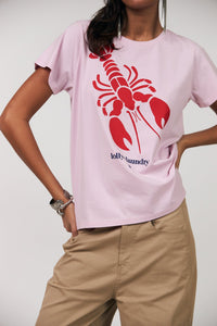 Romall Lobster Tee - Pink and Red