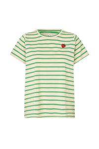Romall Tee - Green Stripe