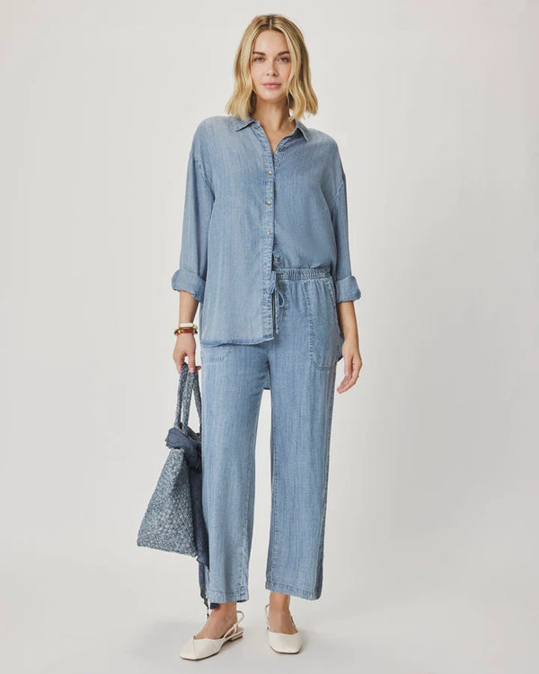 Indigo Button Down